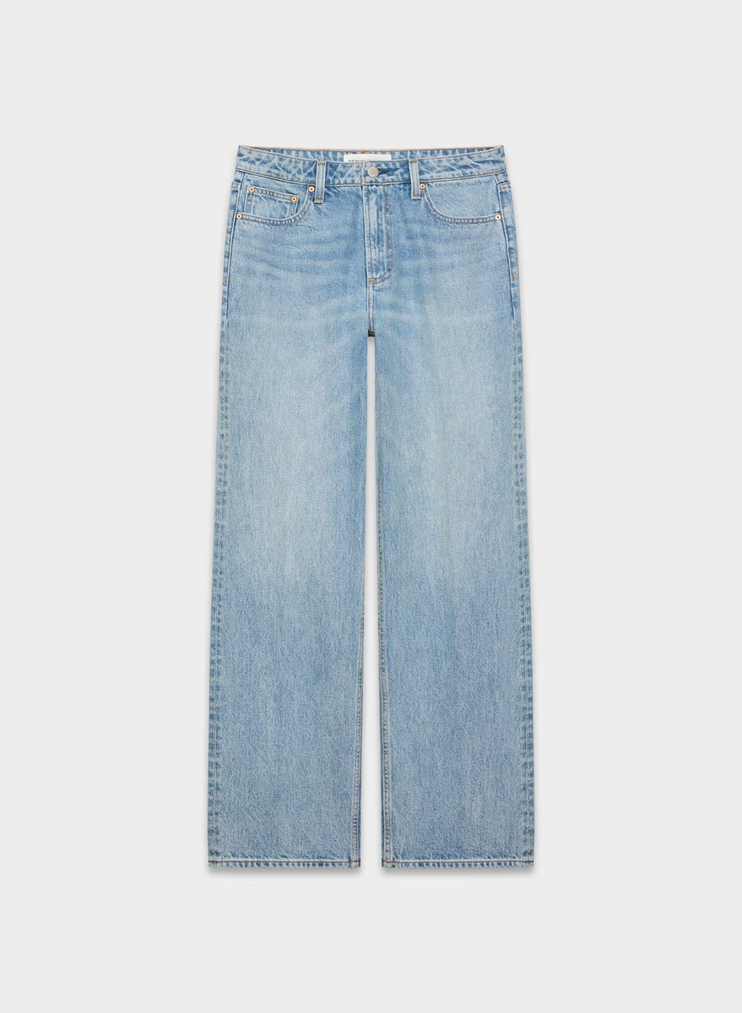 Straight Leg Light Wash Jean